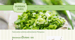 Desktop Screenshot of durban-arome.com